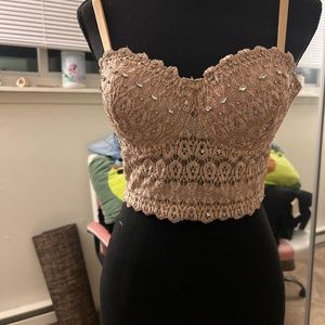 Bustier Cropped Top